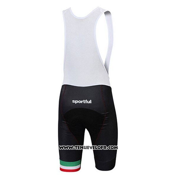 2017 Maillot Ciclismo Sportful Champion Italie Manches Courtes et Cuissard